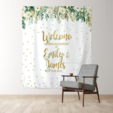 Lofaris Simple Glitter Happy Anniversary Backdrop For Events